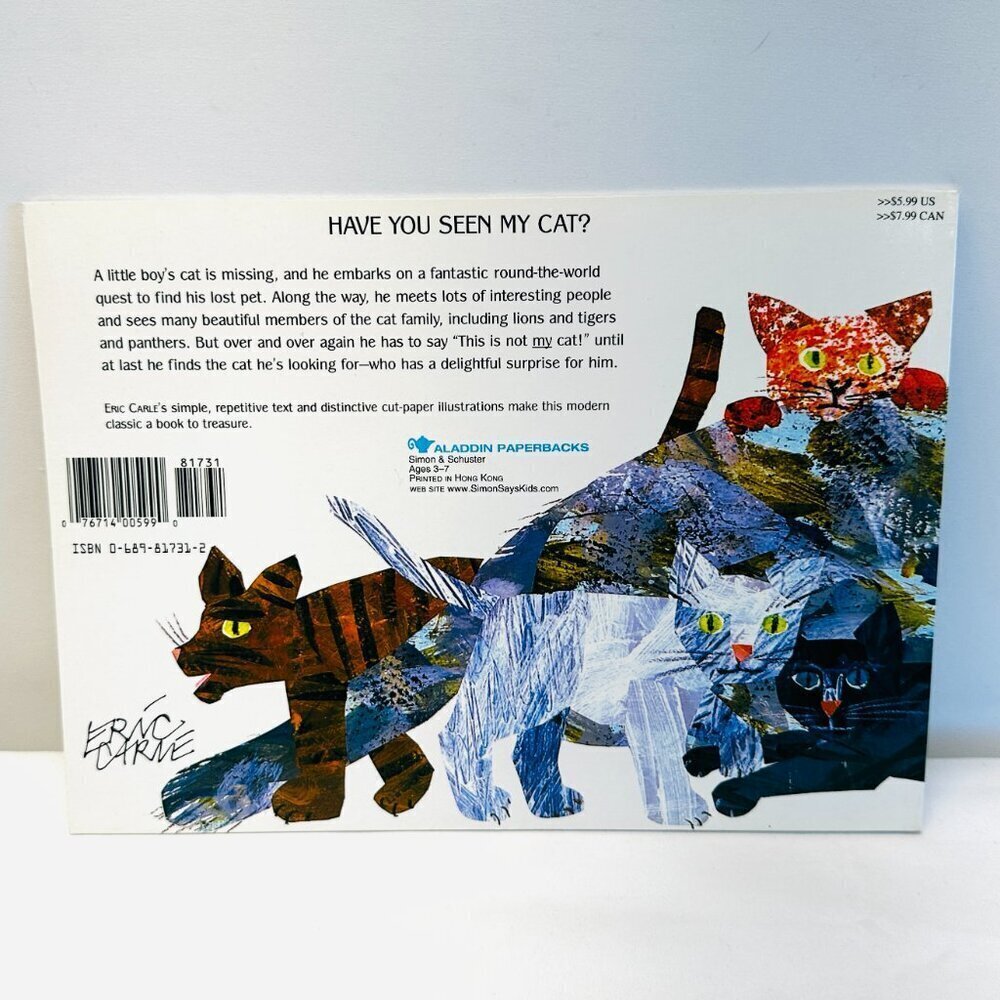 Have You Seen My Cat? by Eric Carle Paperback Excellent Condition - Picture 2 of 3